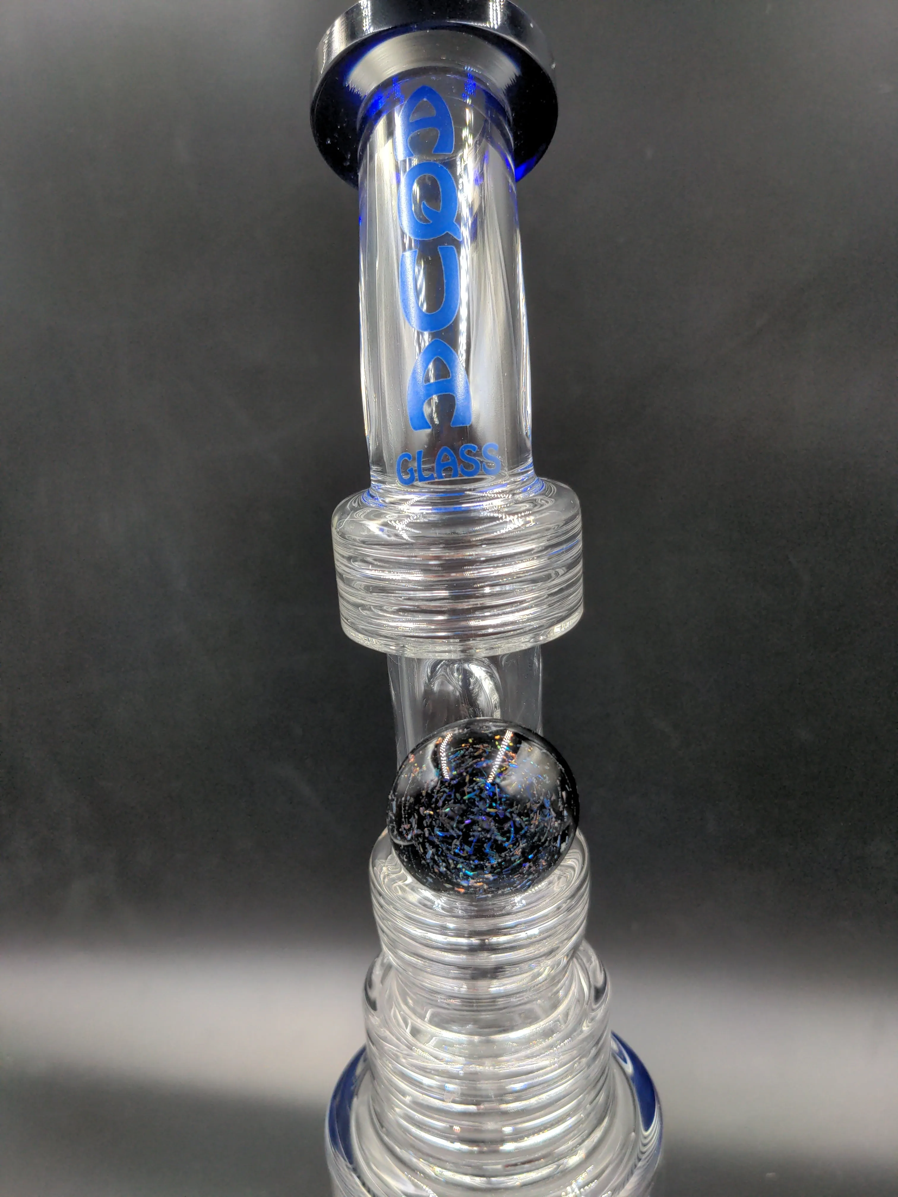 13 AQUA Glass / 2-in-1 / 7mm Inline Tube Water Pipe