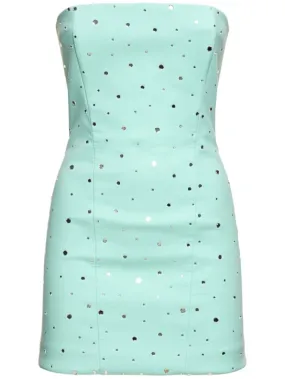 Giuseppe Di Morabito   Embellished strapless mini dress 