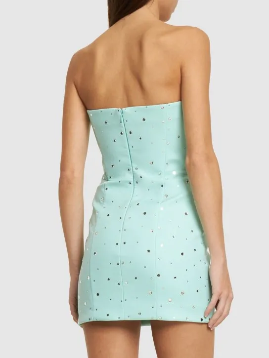 Giuseppe Di Morabito   Embellished strapless mini dress 