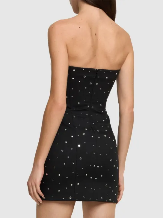 Giuseppe Di Morabito   Embellished strapless mini dress 