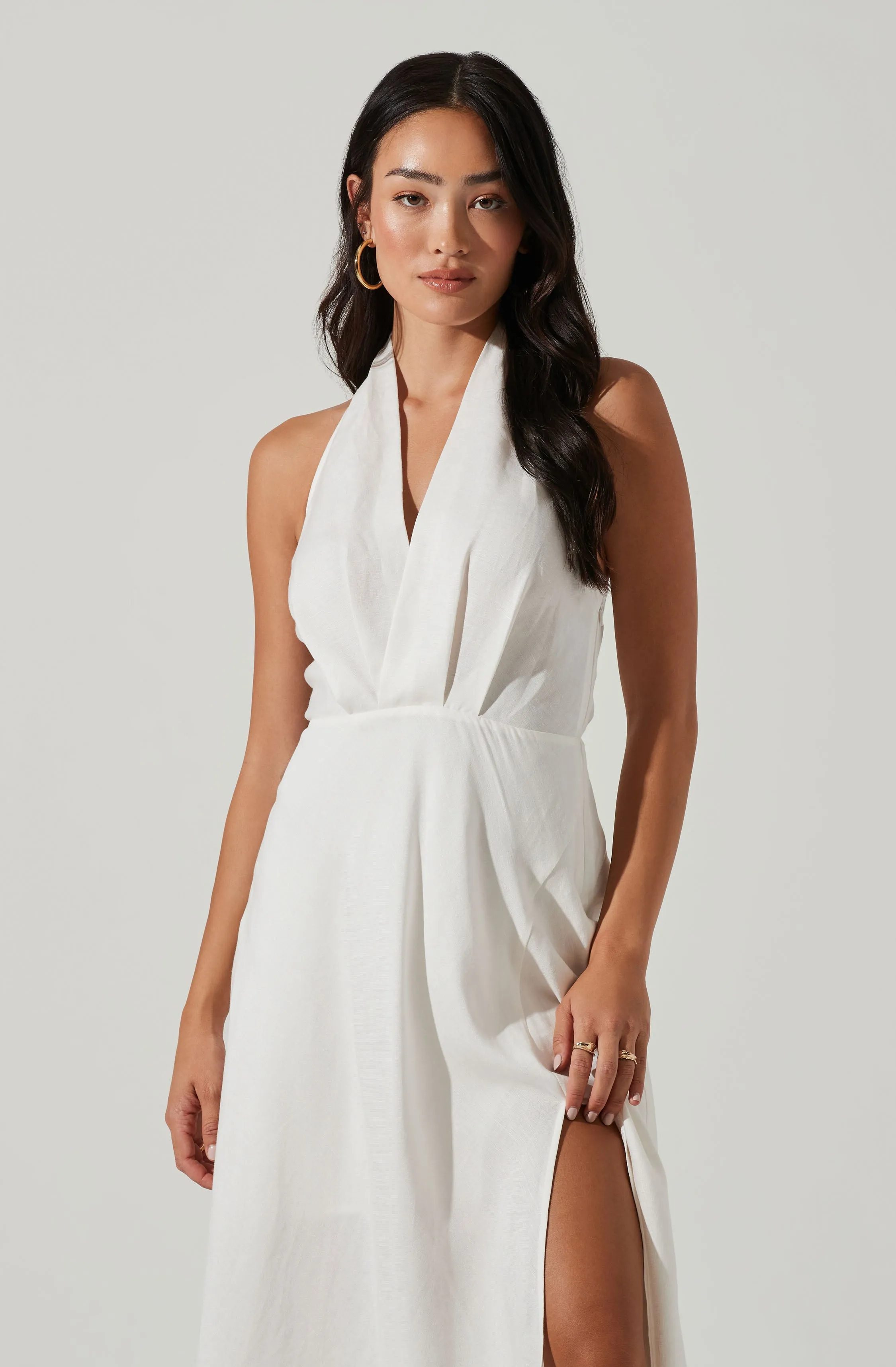 Keava Halter Midi Dress