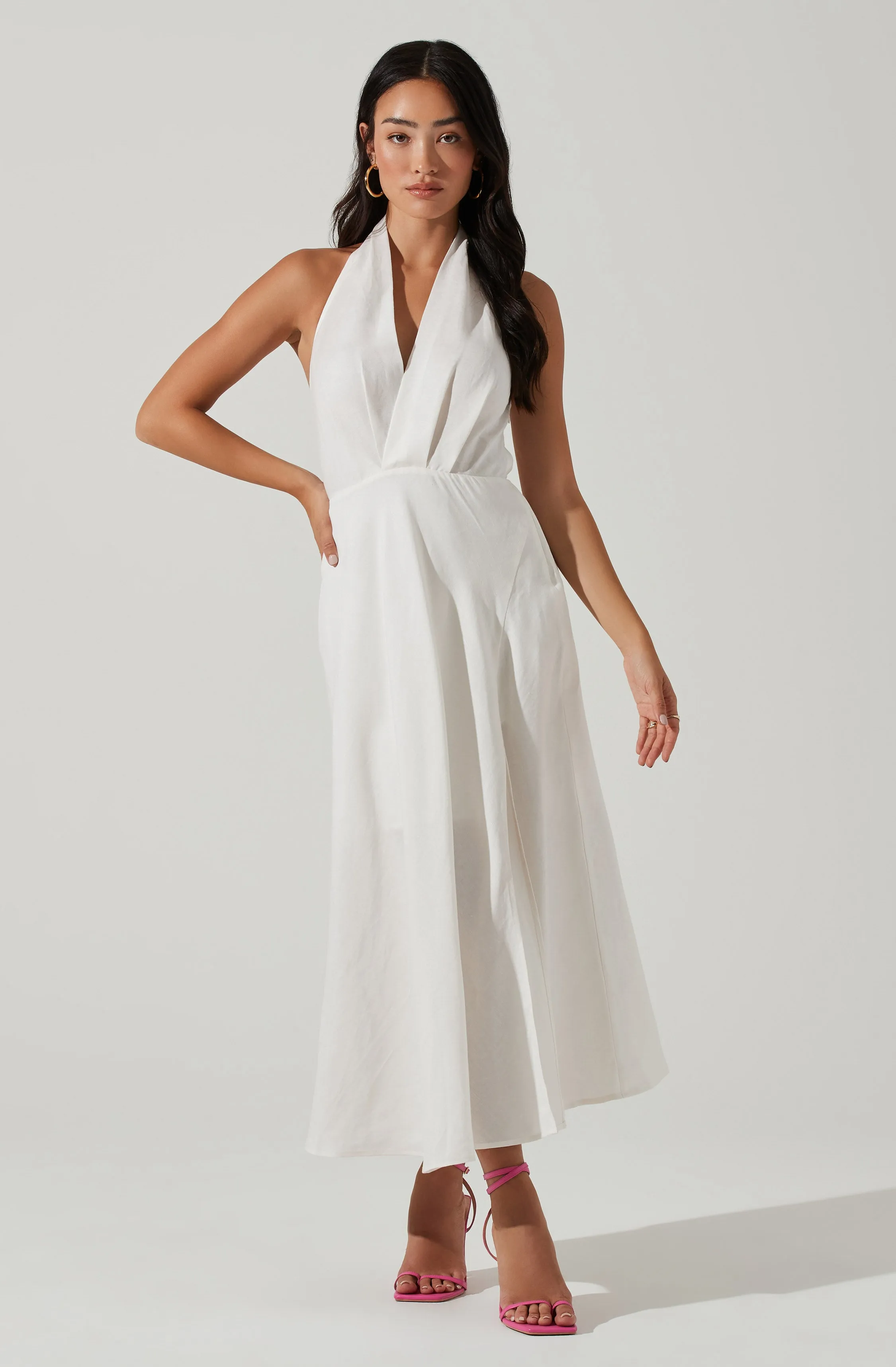Keava Halter Midi Dress