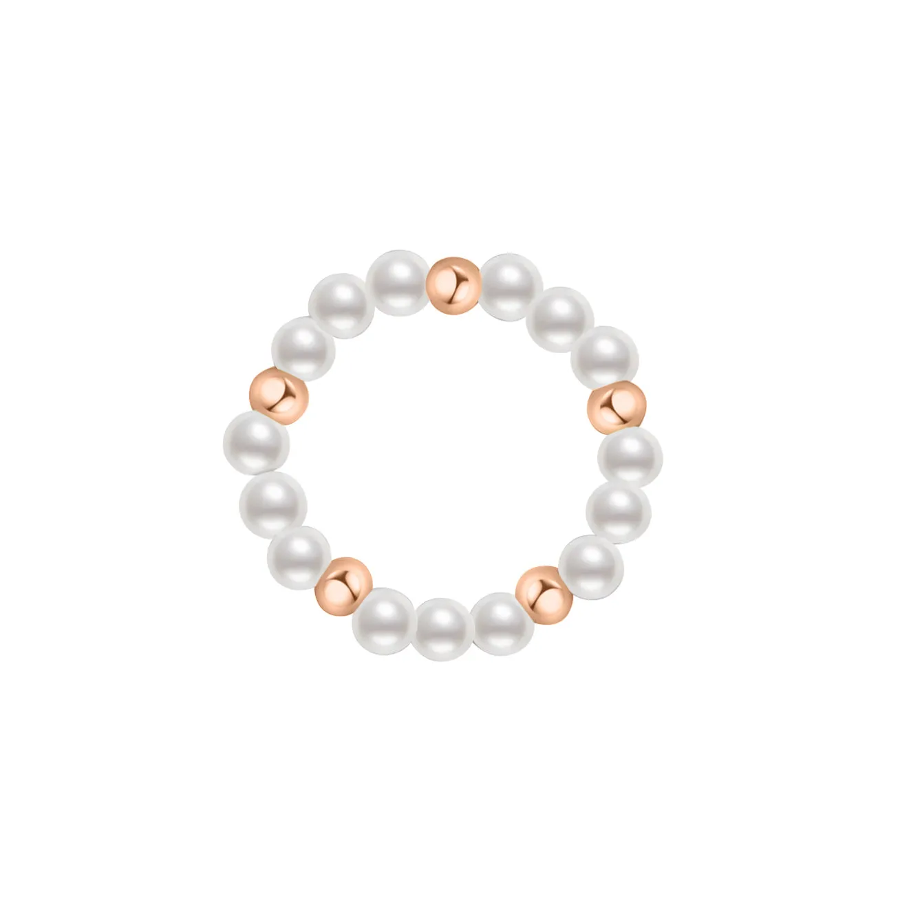 New Yorker Freshwater Pearl Duo Ring WR00103 | Mix&Match
