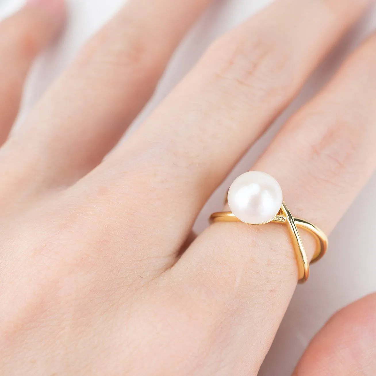 New Yorker Freshwater Pearl Ring WR00057