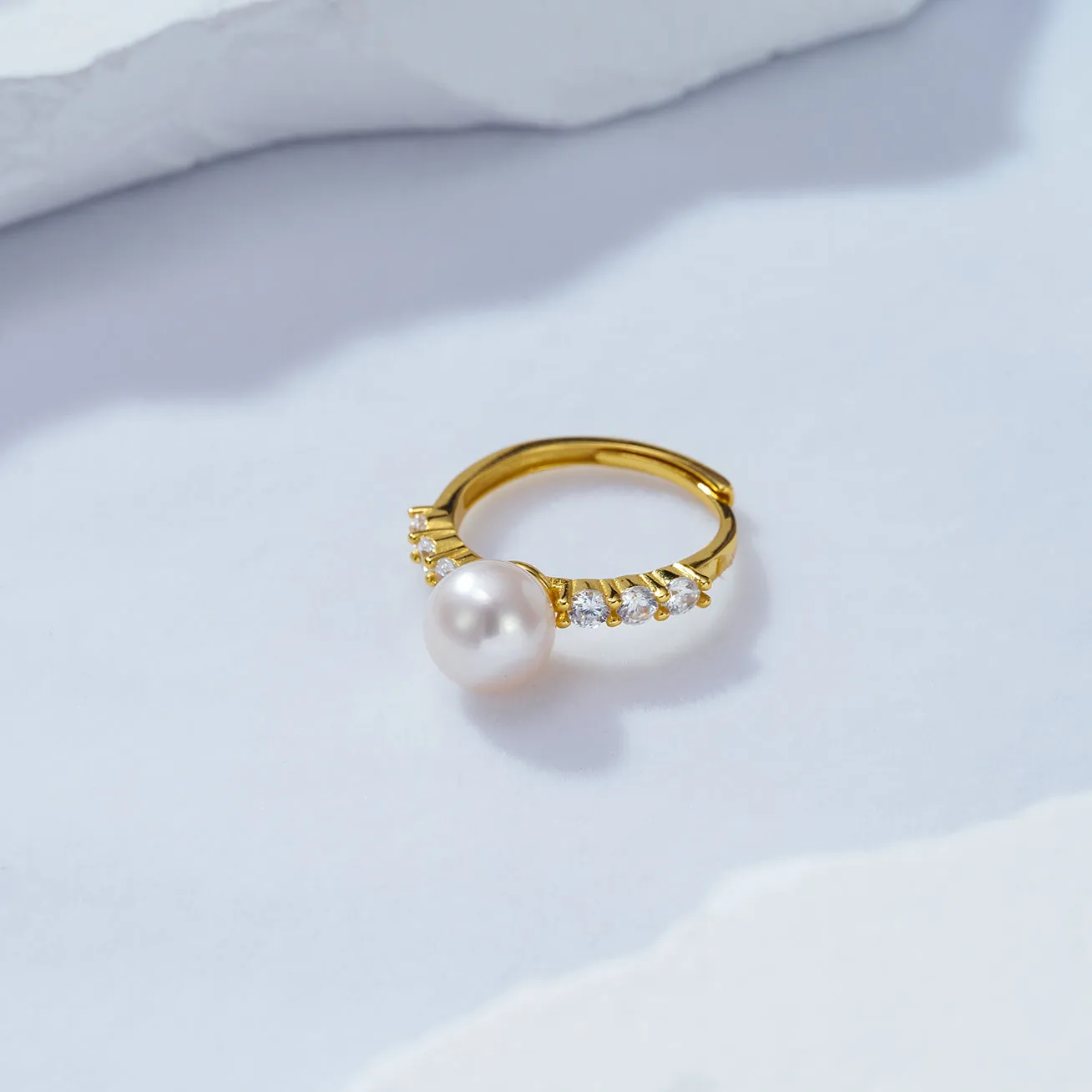 New Yorker Freshwater Pearl Ring WR00256