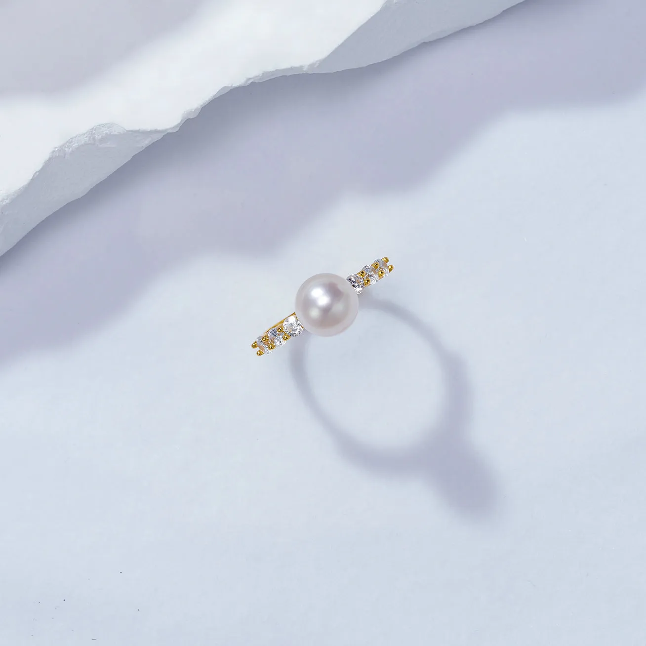 New Yorker Freshwater Pearl Ring WR00256