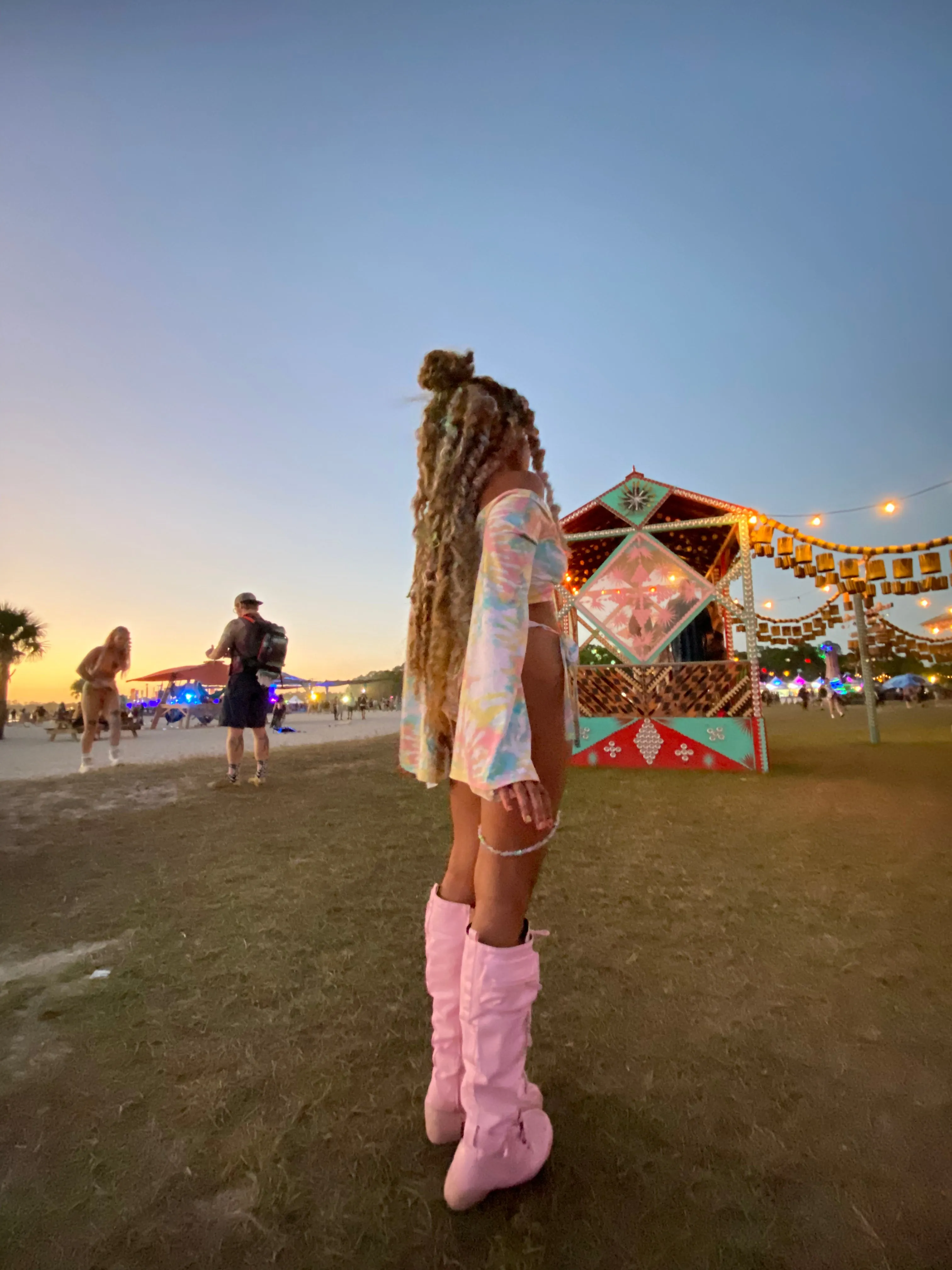 Pastel Tie Dye Festival Set