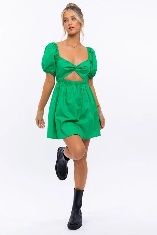 Twisted Front Dress
