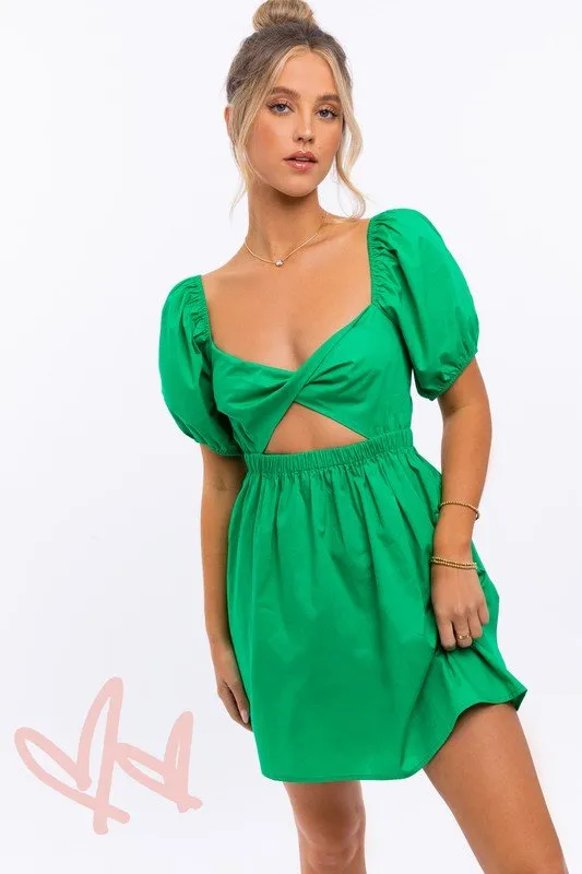 Twisted Front Dress