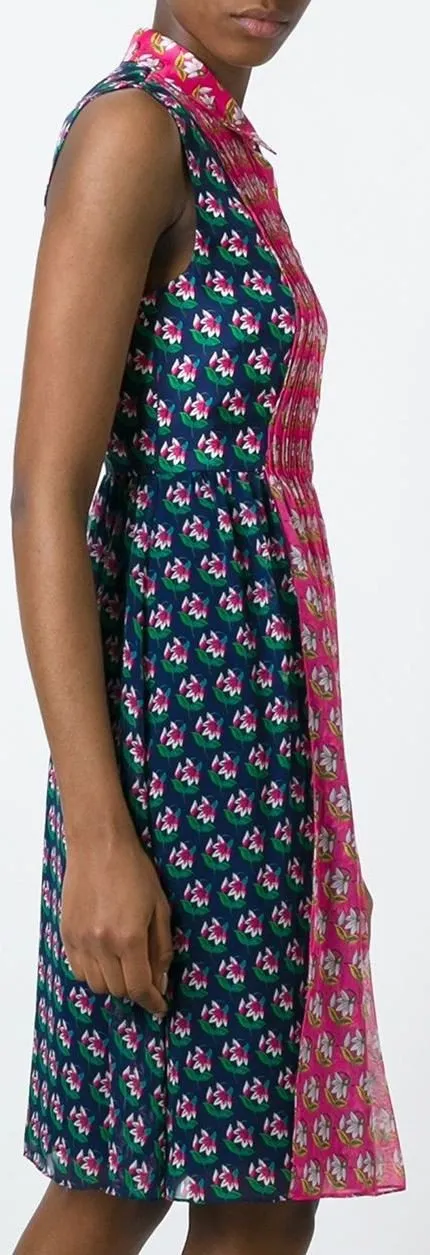 'Zen Flora Midnight' Dress