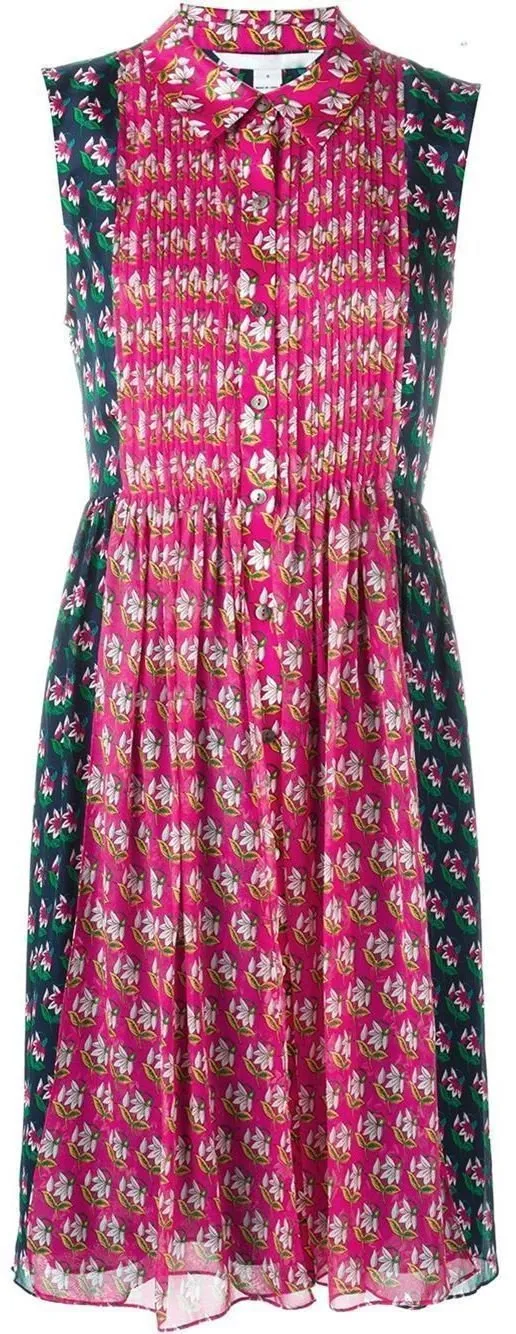 'Zen Flora Midnight' Dress